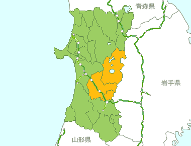 秋田県Map