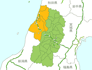 山形県Map