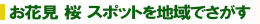 お花見 桜スポット 地域