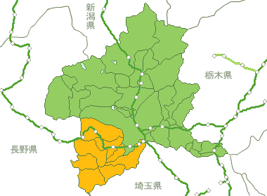 群馬県Map