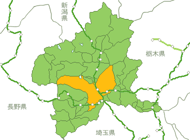 群馬県Map