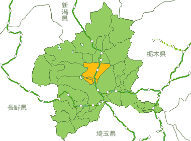 群馬県Map