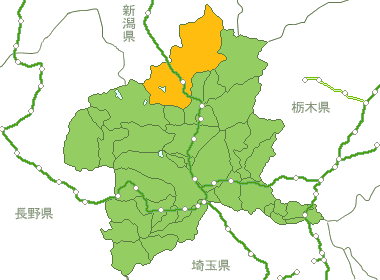 群馬県Map