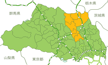 埼玉県Map