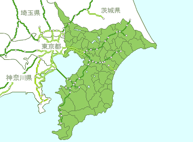 千葉県Map