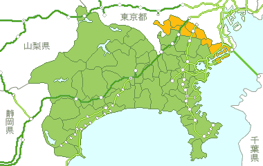 神奈川県Map