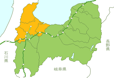 富山県Map