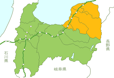 富山県Map