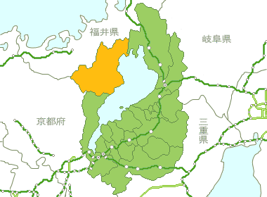 滋賀県Map