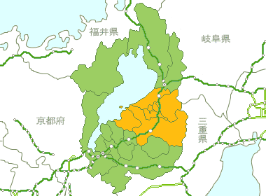 滋賀県Map