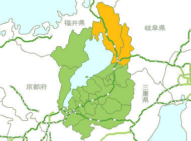 滋賀県Map