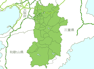 奈良県Map