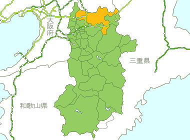 奈良県Map