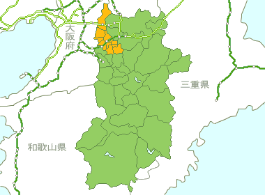 奈良県Map