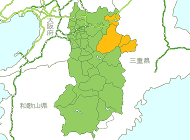 奈良県Map