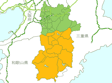 奈良県Map