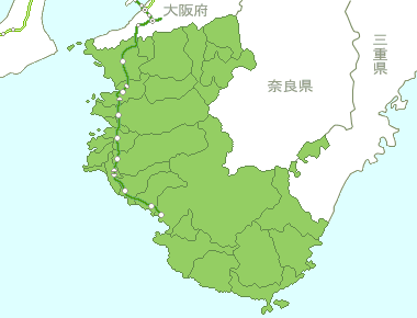 和歌山県Map