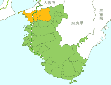 和歌山県Map