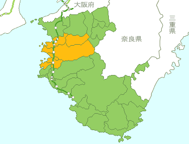 和歌山県Map
