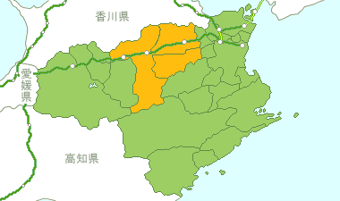 徳島県Map