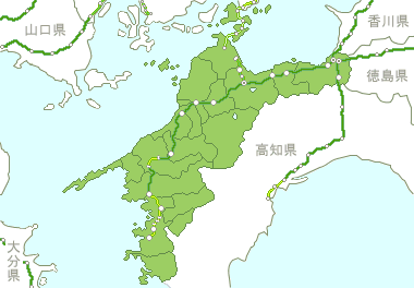 愛媛県Map