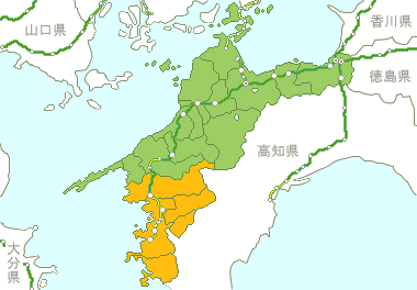 愛媛県Map