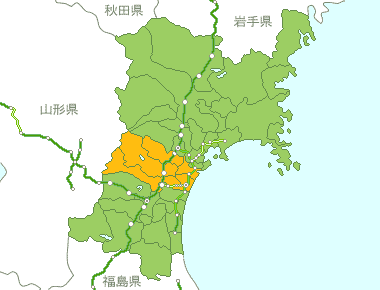 宮城県Map