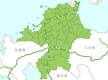 福岡県Map