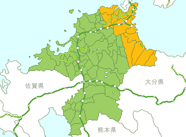 福岡県Map