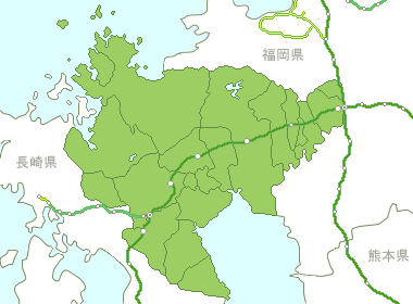 佐賀県Map