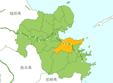 大分県Map