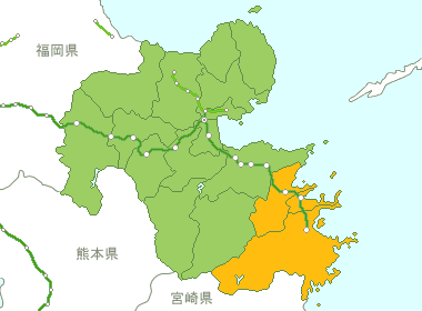 大分県Map