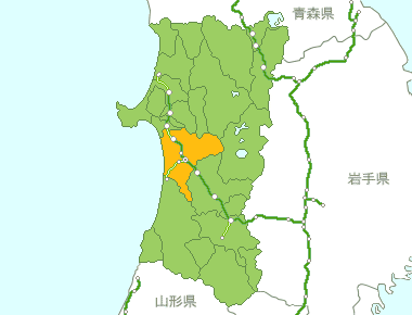 秋田県Map