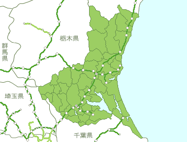 茨城県Map
